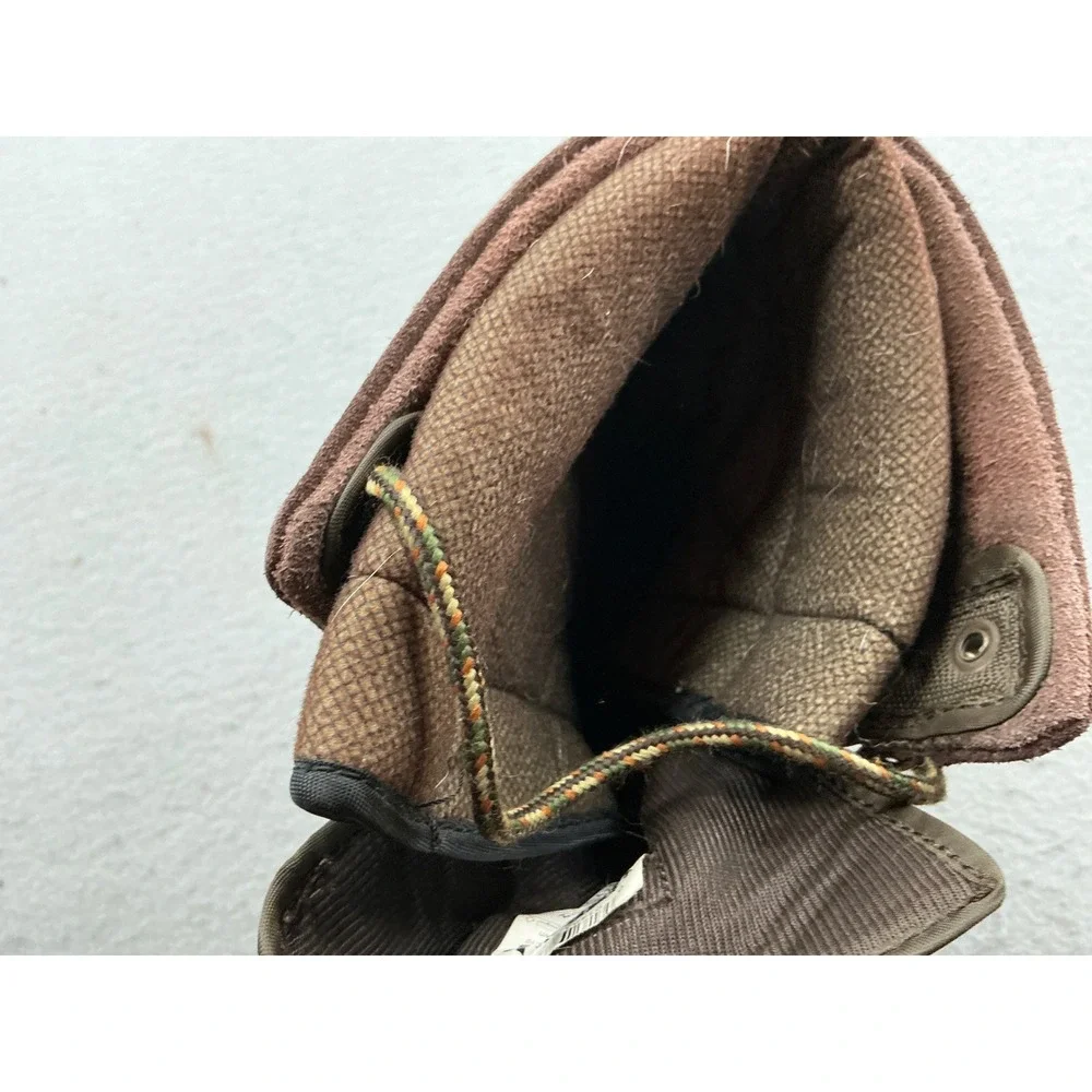 Rocky Vintage Snow Boots Thinsulate Insulated Brown Suede Winter Work Utility 10